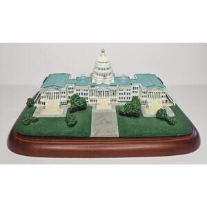 Danbury Mint U.S. Capitol Replica Washington D.C Great Buildings Vintage Gift